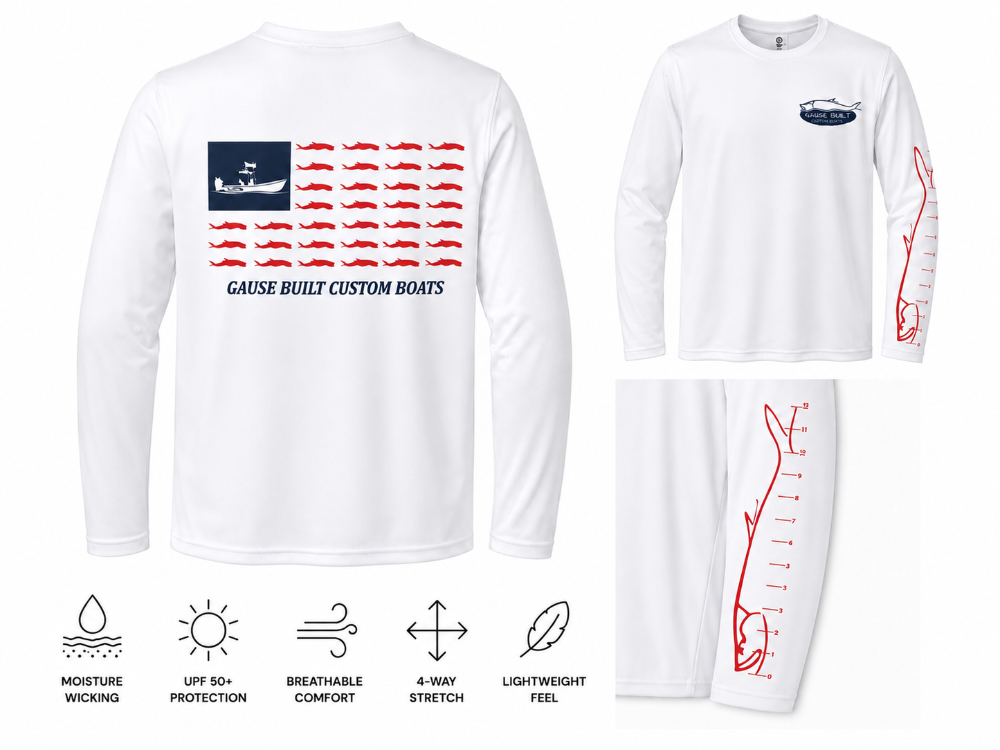Youth UV Gause Flag Long Sleeve