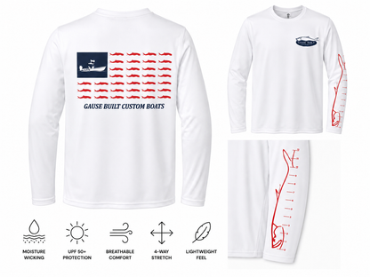 Youth UV Gause Flag Long Sleeve